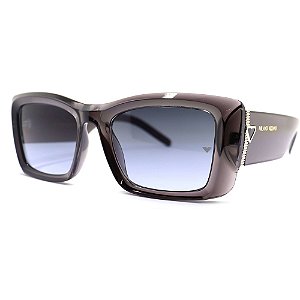 Óculos de Sol Milano Vizzano Ouro 220S C100 Cinza Feminino