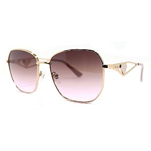 Óculos de Sol Milano Vizzano Ouro 223S C100 Dourado Feminino