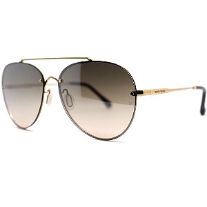 Óculos de Sol Milano Vizzano Ouro 23S AV234 Dourado Feminino