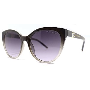 Óculos de Sol Milano Vizzano Ouro 230SL C100 Preto Feminino