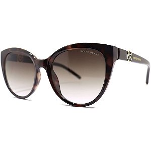 Óculos de Sol Milano Vizzano Ouro 230SL C300 Marrom Feminino