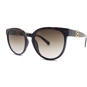 Óculos de Sol Milano Vizzano Ouro 239SL C200 Marrom Feminino