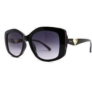 Óculos de Sol Milano Vizzano Ouro 297SL C200 Preto Feminino