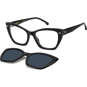 Óculos de Sol Clipon Carrera 3036 C 807 5317 Preto Feminino