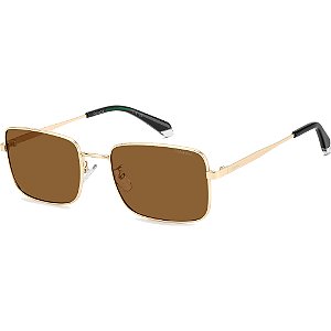 Óculos de Sol Polaroid 4213 G S X AOZ 57SP Dourado Masculino