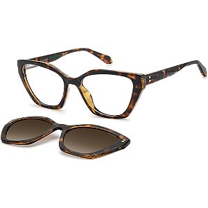 Óculos de Sol Polaroid D637C 0865417 ClipOn Marrom Feminino