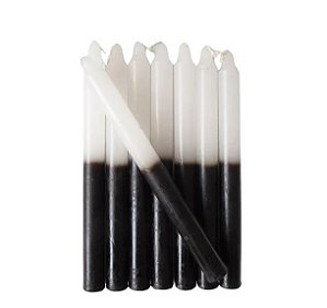 Vela Palito Branca e Preta 1kg