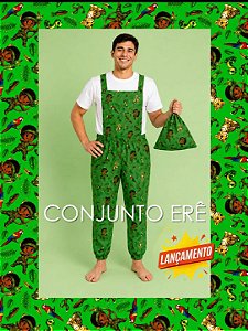 Roupa de Erê Masculina (verde)