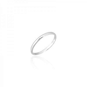 Aliança de prata lisa 1,5mm