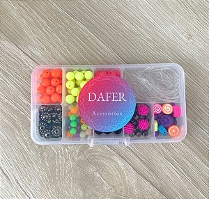 Kit Monte Sua Pulseira - branco