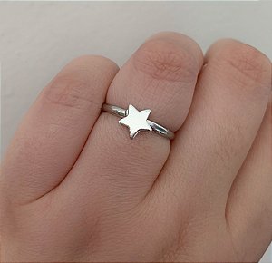 Anel de aço estrela