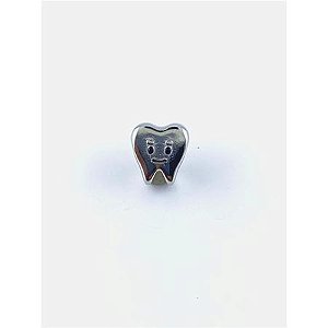 Berloque de aço dente com carinha