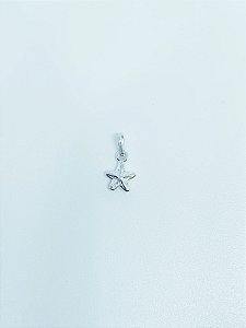 Pingente de prata mini estrela do mar