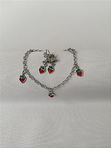 Conjunto de aço moranguinhos