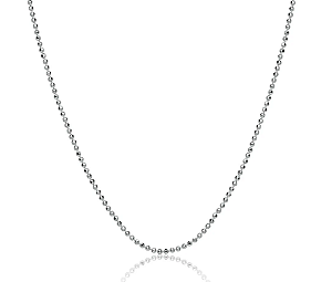 Corrente de prata mini bolinha diamantada