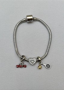 Pulseira de berloques  - Mãe esportista