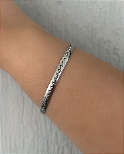 Pulseira de aço groumet média