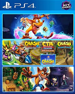 Crash Bandicoot - Pacote de Crashiversário Ps4 Psn Midia Digital