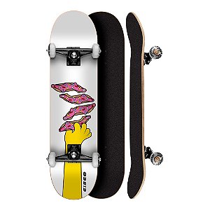 Skate Montado Profissional Cisco Dunuts 8.0" Abec 7