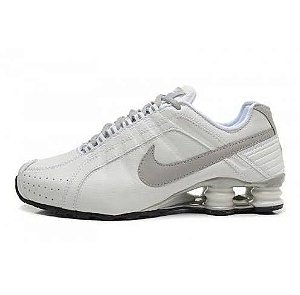 nike shox junior branco e vermelho