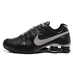 nike shox junior cinza