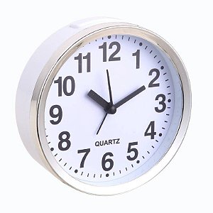 Relógio Despertador Modelo 5 Branco 680BC