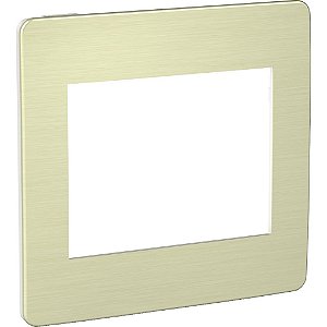 Placa 4x4 6 Postos Aurora Gold Schneider Orion S733203649