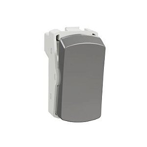 Módulo Pulsador Campainha 10A Aluminio Schneider Miluz Collor S3B72462