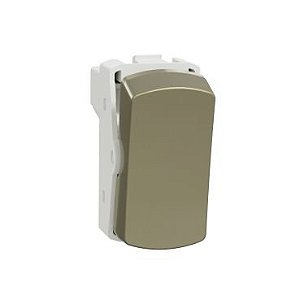 Módulo Pulsador Campainha 10A Dourado Schneider Miluz Collor S3B72463