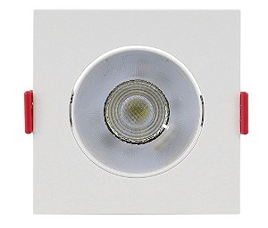 Spot de Embutir Quadrado Direcionável 5W 3000K Opus ECO 32702