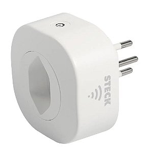 Tomada Smarteck 2P+T 10A 250V Compativel com Alexa, Google e Siri Steck SMCT1US1