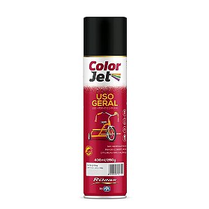 Tinta Spray Uso Geral Preto Fosco 400ml Renner