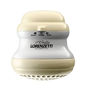 Ducha Lorenbello 5500W 220V Bege com cano Lorenzetti