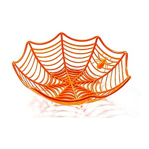 Teia de Aranha Cesta Halloween