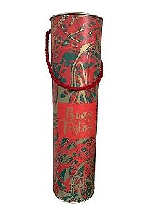 Lata Porta Bebidas Natal 34cm