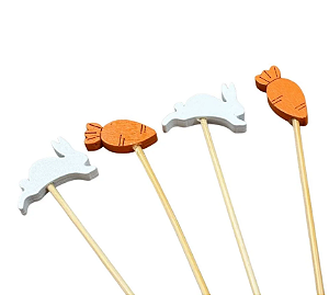 Palito Páscoa Cenourinhas 20un