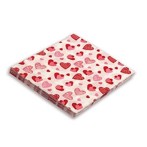 Guardanapo de Papel Corações P
