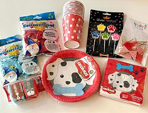 Kit Festa Cachorrinho 8 itens