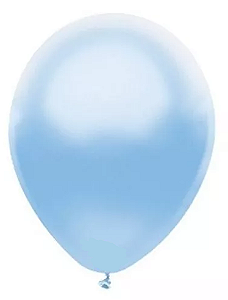 Balão Azul Bebê Cintilante 12 Pol.
