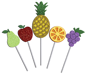 Topo de Bolo Frutas