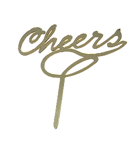 Topo de Bolo "Cheers"