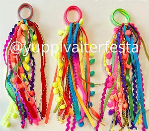 Carnaval - Xuxinha de Cabelo - Fitas Coloridas