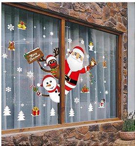Adesivo de Natal para Janela ou Vitrine