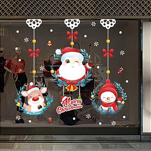 Adesivo de Natal para Janela ou Vitrine