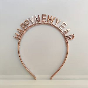Tiara Happy New Year Rose Gold
