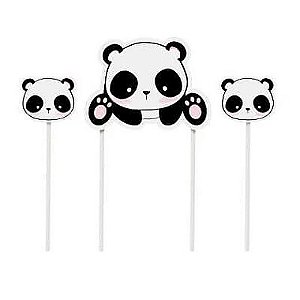 Topo de bolo Panda