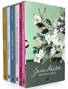 Box Jane Austen - 6 Livros Editora Pé Da Letra + Marcadores personalizados