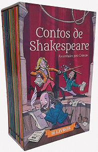 Box contos de Shakespeare - Coleção com 16 livros