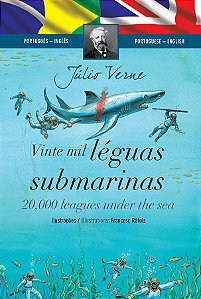 Vinte mil léguas submarinas - Capa Dura - Bilíngue