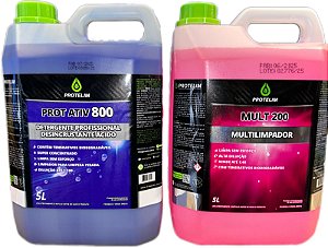 CASADINHA PROTELIM  MULT 200  MULTIUSO DESENGRAXANTE  +  ATIV 800  DESINCRUSTANTE ÁCIDO